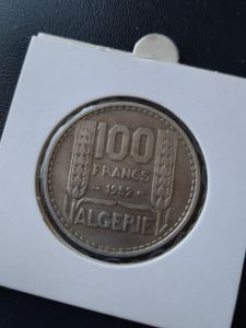 Французский Алжир 100 франков 1952