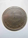 Монета Португальская Ангола 1 эскудо 1963