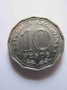 Аргентина 10 песо 1966