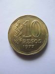 Монета Аргентина 10 песо 1977