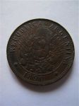 Монета Аргентина 2 сентаво 1890