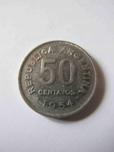 Аргентина 50 сентаво 1954