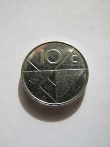Аруба 10 центов 1998