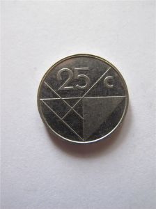 Аруба 25 центов 1995