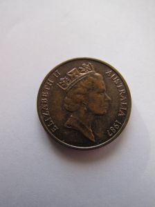 Австралия 1 цент 1987