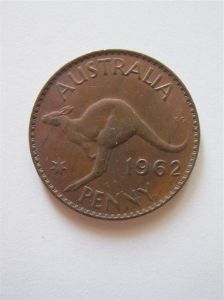 Австралия 1 пенни 1962