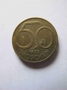 Австрия 50 грошей 1972