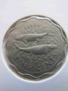 Багамские острова 10 центов 1968