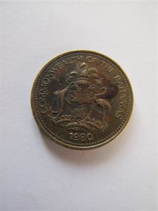 Багамские острова 1 цент 1980
