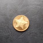 Монета Багамские острова 1 цент 1998