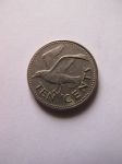 Монета Барбадос 10 центов 1980