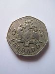 Монета Барбадос 1 доллар 1973