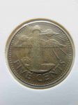 Монета Барбадос 5 центов 2001