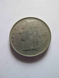Бельгия 1 франк 1963 BELGIE