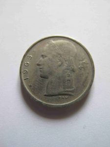 Бельгия 1 франк 1965 BELGIQVE