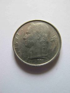 Бельгия 1 франк 1977 BELGIQVE