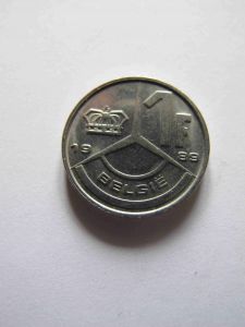Бельгия 1 франк 1989 BELGIE