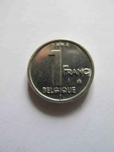 Бельгия 1 франк 1994 BELGIQVE