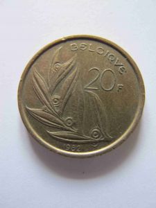 Бельгия 20 франков 1982 BELGIQVE
