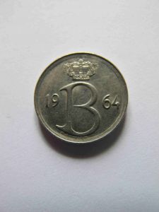 Бельгия 25 сентим 1964 BELGIQVE