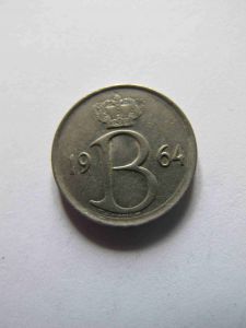 Бельгия 25 сентим 1964 BELGIE