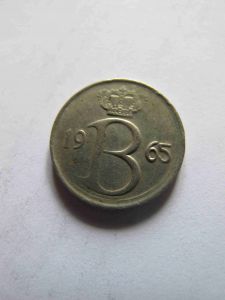 Бельгия 25 сентим 1965 BELGIQVE