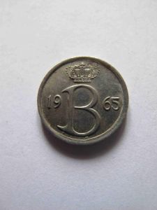 Бельгия 25 сентим 1965 BELGIE