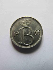 Бельгия 25 сентим 1966 BELGIE