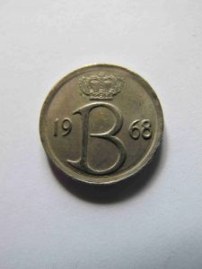 Бельгия 25 сентим 1968 BELGIE