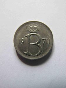 Бельгия 25 сентим 1970 BELGIE