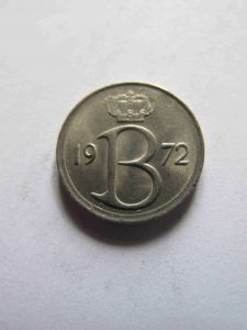 Бельгия 25 сентим 1972 BELGIQVE