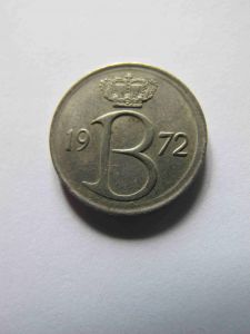 Бельгия 25 сентим 1972 BELGIE