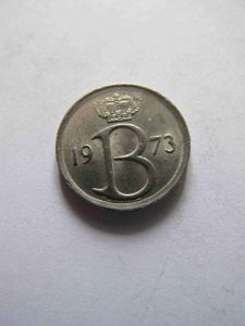 Бельгия 25 сентим 1973 BELGIQVE