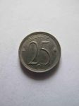 Монета Бельгия 25 сентим 1975 BELGIQVE