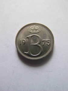 Бельгия 25 сентим 1975 BELGIE