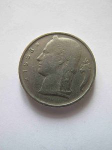 Бельгия 5 франков 1958 BELGIE