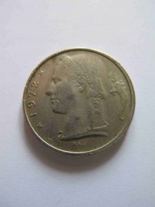 Бельгия 5 франков 1972 BELGIE