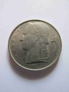 Бельгия 5 франков 1974 BELGIQVE