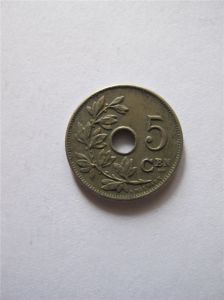 Бельгия 5 сентим 1905 BELGIE