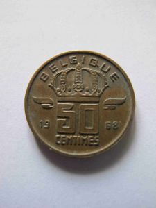 Бельгия 50 сентим 1968 BELGIQVE