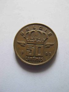 Бельгия 50 сентим 1969 BELGIE