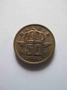 Бельгия 50 сентим 1970 BELGIE