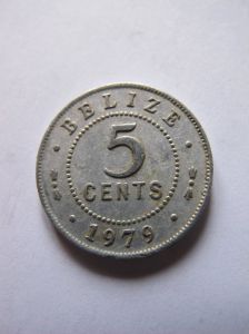  Белиз 5 центов 1979