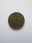 Монета Бельгийское Конго 1 франк 1946