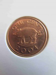 Бермудские острова 1 цент 2004