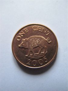 Бермудские острова 1 цент 2005