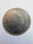 Монета Бермудские острова 25 центов 2005
