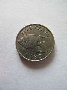 Бермудские острова 5 центов 1980