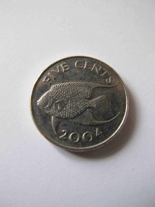 Бермудские острова 5 центов 2004