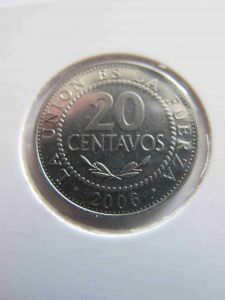 Боливия 20 сентаво 2006